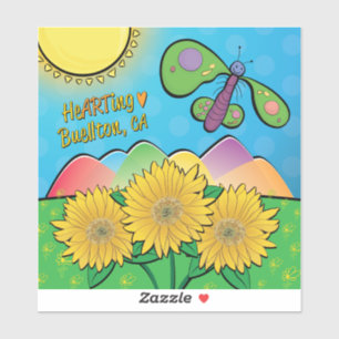 Vinyl Sticker - Sunny Buellton - Buellton.Art