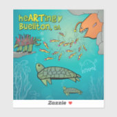 Vinyl Sticker - Überraschung! - Buellton.Art (Blatt)