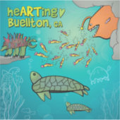 Vinyl Sticker - Überraschung! - Buellton.Art (Vorderseite)