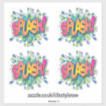 Vinyl Stickers ausschneiden - Splash Design
