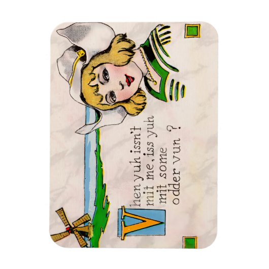 Vinyl Storybook Art Magnet (Vertikal)