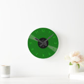 Vinyl Time Runde Wanduhr (Zuhause)
