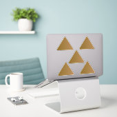 vinyl triangular stickers for kids, wall decor aufkleber (Laptop auf Schreibtisch)