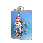 Vinyl ummantelte Flasche, 6 oz. Flachmann (Links)