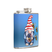 Vinyl ummantelte Flasche, 6 oz. Flachmann (Rechts)