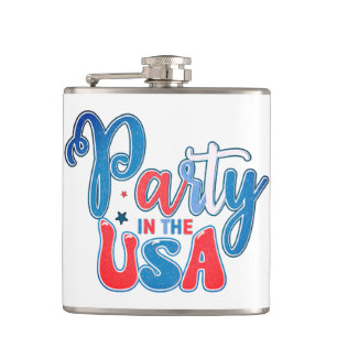 Vinyl ummantelte Flasche, 6 oz. Flachmann