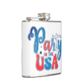 Vinyl ummantelte Flasche, 6 oz. Flachmann (Rechts)