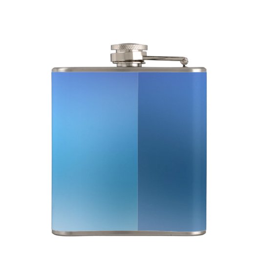 Vinyl ummantelte Flasche, 6 oz. Flachmann (Rückseite)