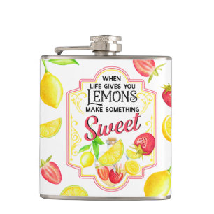 Vinyl ummantelte Flasche, 6 oz. Flachmann