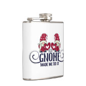 Vinyl ummantelte Flasche, 6 oz. Flachmann (Rechts)