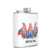Vinyl ummantelte Flasche, 6 oz. Flachmann (Rechts)