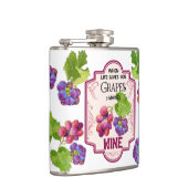 Vinyl ummantelte Flasche, 6 oz. Flachmann (Rechts)