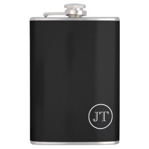 Vinyl-ummantelte Flasenlasche mit Monogramm Flachmann
