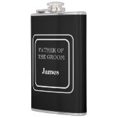 Vinyl ummantelter Erblassvater Flachmann (Links)