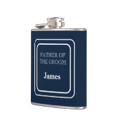 Vinyl ummantelter Erblassvater Flachmann (Links)