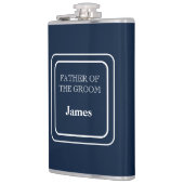 Vinyl ummantelter Erblassvater Flachmann (Links)