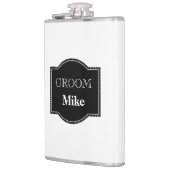 Vinyl ummantelter Flasenkolben Flachmann (Links)