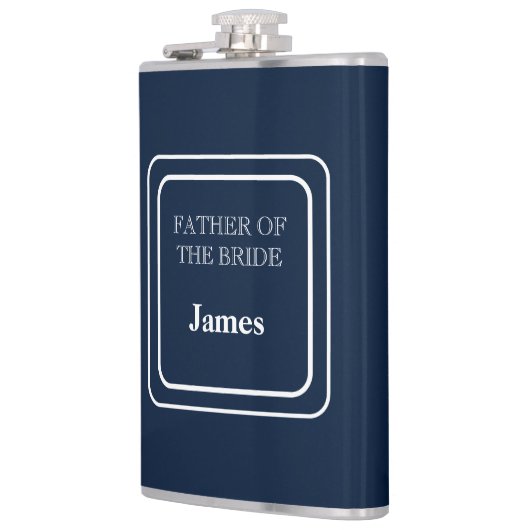 Vinyl ummantelter Kolben-Vater der Braut Flachmann (Links)