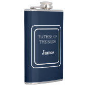 Vinyl ummantelter Kolben-Vater der Braut Flachmann (Rechts)