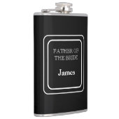 Vinyl ummantelter Kolben-Vater der Braut Flachmann (Rechts)