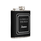 Vinyl ummantelter Kolben-Vater der Braut Flachmann (Rechts)