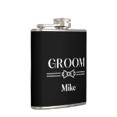 Vinyl umwickelte Flasche-Bräutigam Flachmann (Rechts)