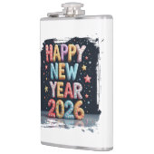 Vinyl umwickelte Flasche Flachmann (Links)