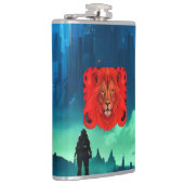 Vinyl umwickelte Flasche Flachmann (Rechts)