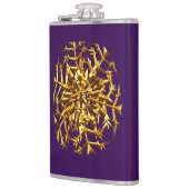 Vinyl umwickelte Flasche Flachmann (Links)