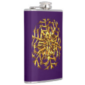 Vinyl umwickelte Flasche Flachmann (Rechts)