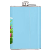 Vinyl umwickelte Flasche Flachmann (Rückseite)