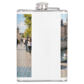 Vinyl umwickelte Flasche Flachmann (Rückseite)