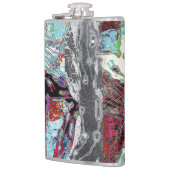 Vinyl umwickelte Flasche – Strata Pulse Flachmann (Links)
