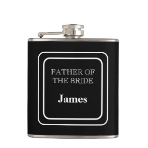 Vinyl umwickelte Flasche-Swagger von Braut Flachmann