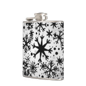 Vinyl umwickelte Weihnachtsflasche Flachmann (Links)