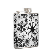 Vinyl umwickelte Weihnachtsflasche Flachmann (Rechts)