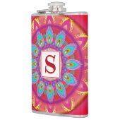 Vinyl verpackt Custom angesagt Flask Psychedelia Flachmann (Links)