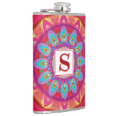 Vinyl verpackt Custom angesagt Flask Psychedelia Flachmann (Rechts)