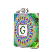 Vinyl verpackt Custom angesagt Flask Psychedelia Flachmann (Links)