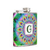 Vinyl verpackt Custom angesagt Flask Psychedelia Flachmann (Rechts)
