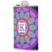 Vinyl verpackt Custom angesagt Flask Psychedelic Flachmann (Links)