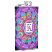 Vinyl verpackt Custom angesagt Flask Psychedelic Flachmann (Rechts)