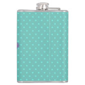 Vinyl verpackt Custom angesagt Flask Psychedelic Flachmann (Rückseite)