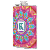 Vinyl verpackt Custom angesagt Flask Psychedelic Flachmann (Links)