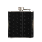 Vinyl verpackt Custom angesagt Flask sepia psyched Flachmann (Rückseite)