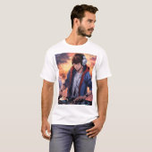 "Vinyl Vibes DJ T - Shirt" T-Shirt (Vorne ganz)