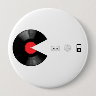 VINYL VILLAIN isst ALLES Button