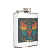 Vinyl wackelte Flasche "United Pride Strong Herita Flachmann (Rechts)