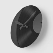 Vinyl Wall Clock Runde Wanduhr (Winkel)