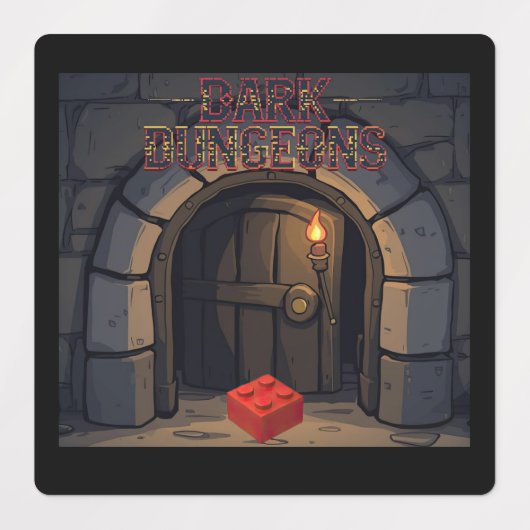 vinyl waterproof Dark Dungeons sticker (Design 1)
